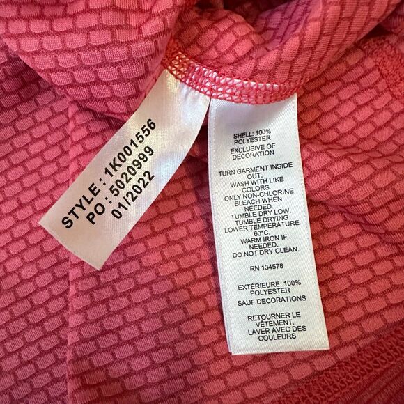 VINEYARD VINES Sankaty Stripe Half Zip Performance Pullover Shirt in Pink - Picture 8 of 9